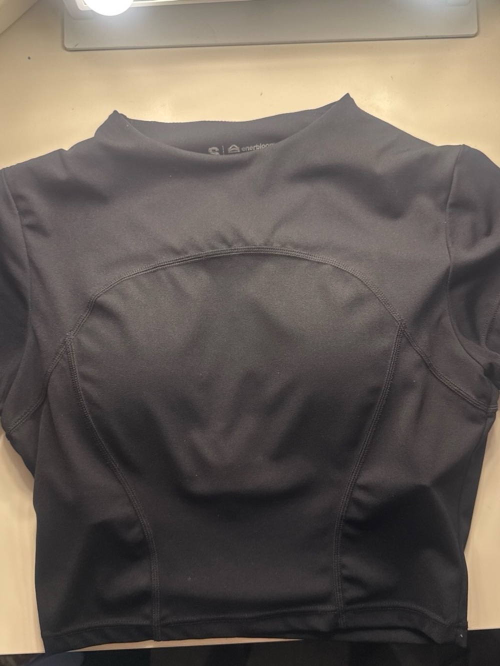 bloom Black Women’s Athletic Crop Top